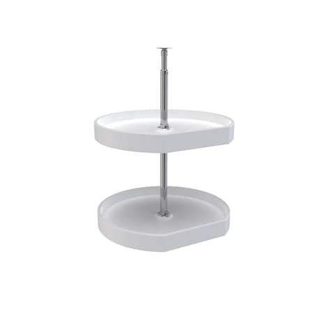 Rev-A-Shelf Polypropylene, White, 20 in W, 26 in H, 20 in D, 20 in L, White 7012-20-11-52